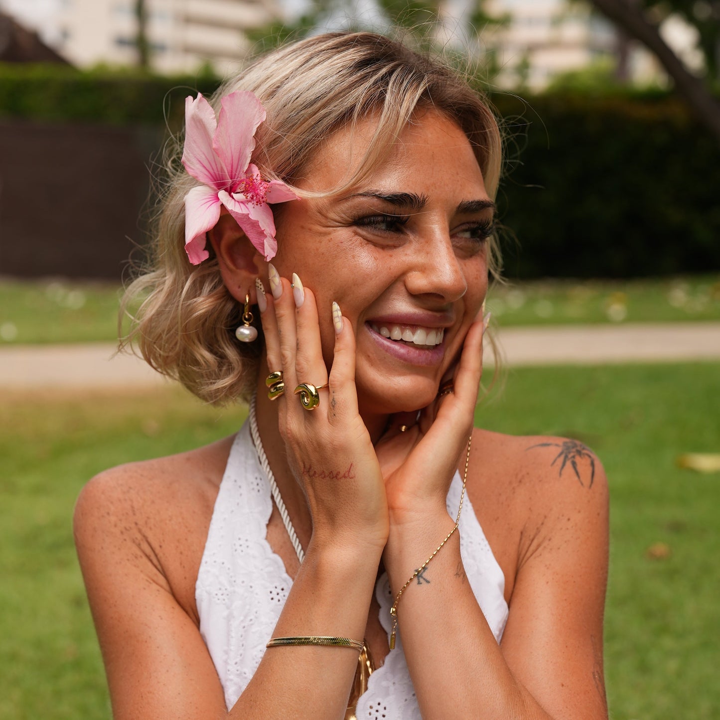 Bloom Stone Earrings