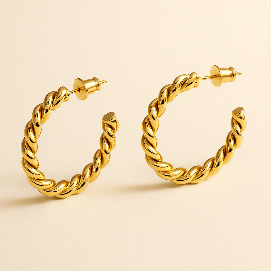 Croissant Hoop Earrings