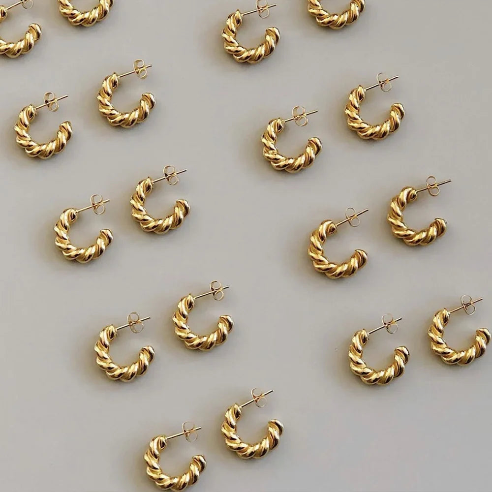 Croissant Hoop Earrings