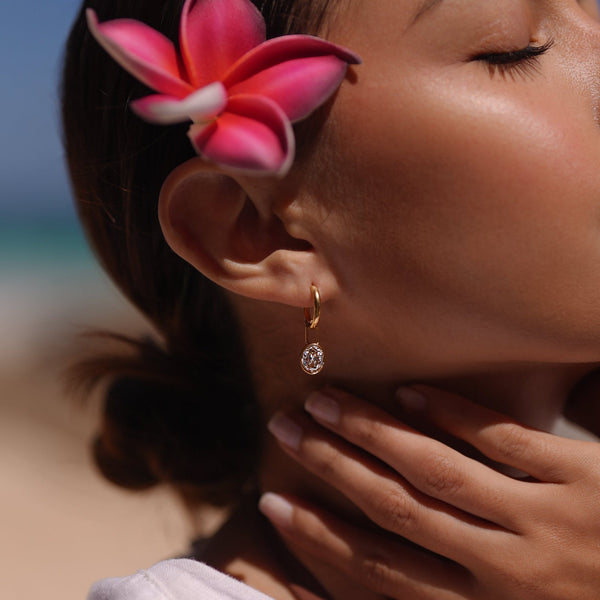 Crystal Lock Earrings