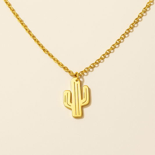 Desert Cactus Pendant