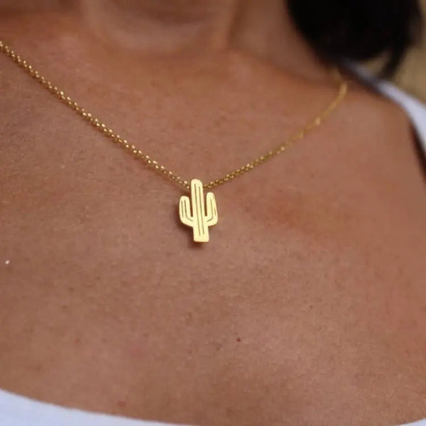 Desert Cactus Pendant