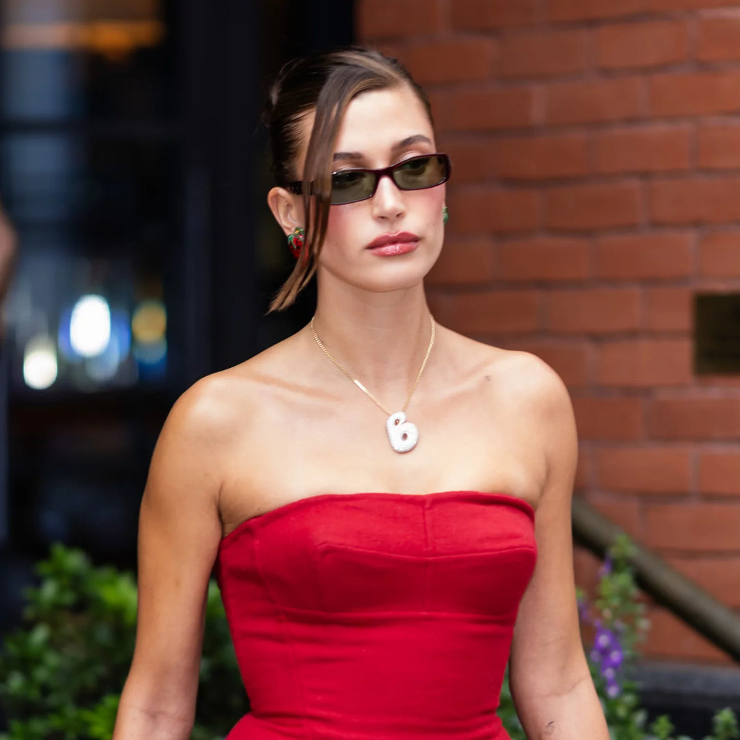 Puffy Initial Necklace