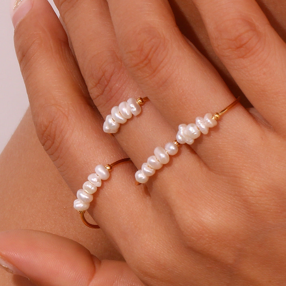 Siren Mini Pearl Ring