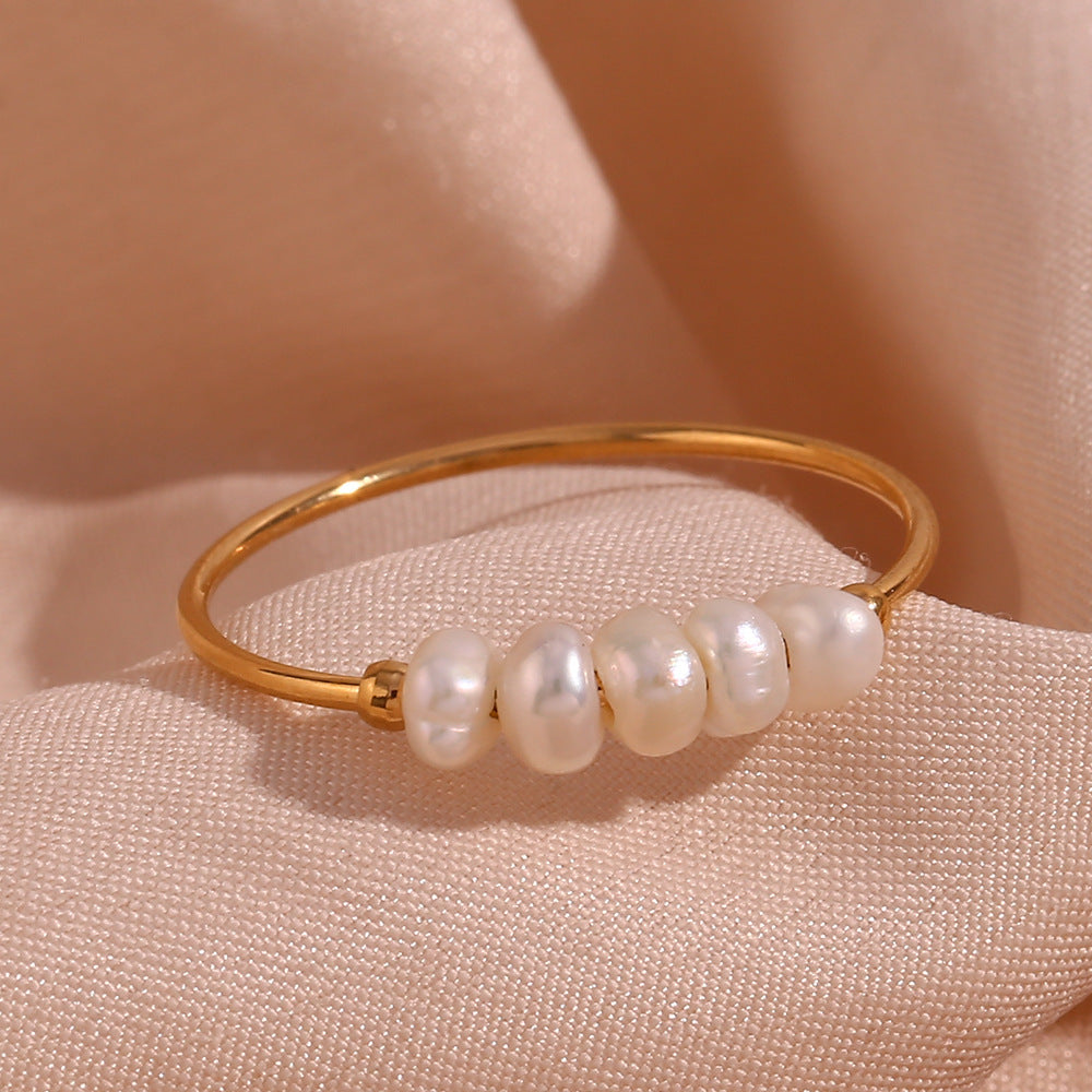 Siren Mini Pearl Ring