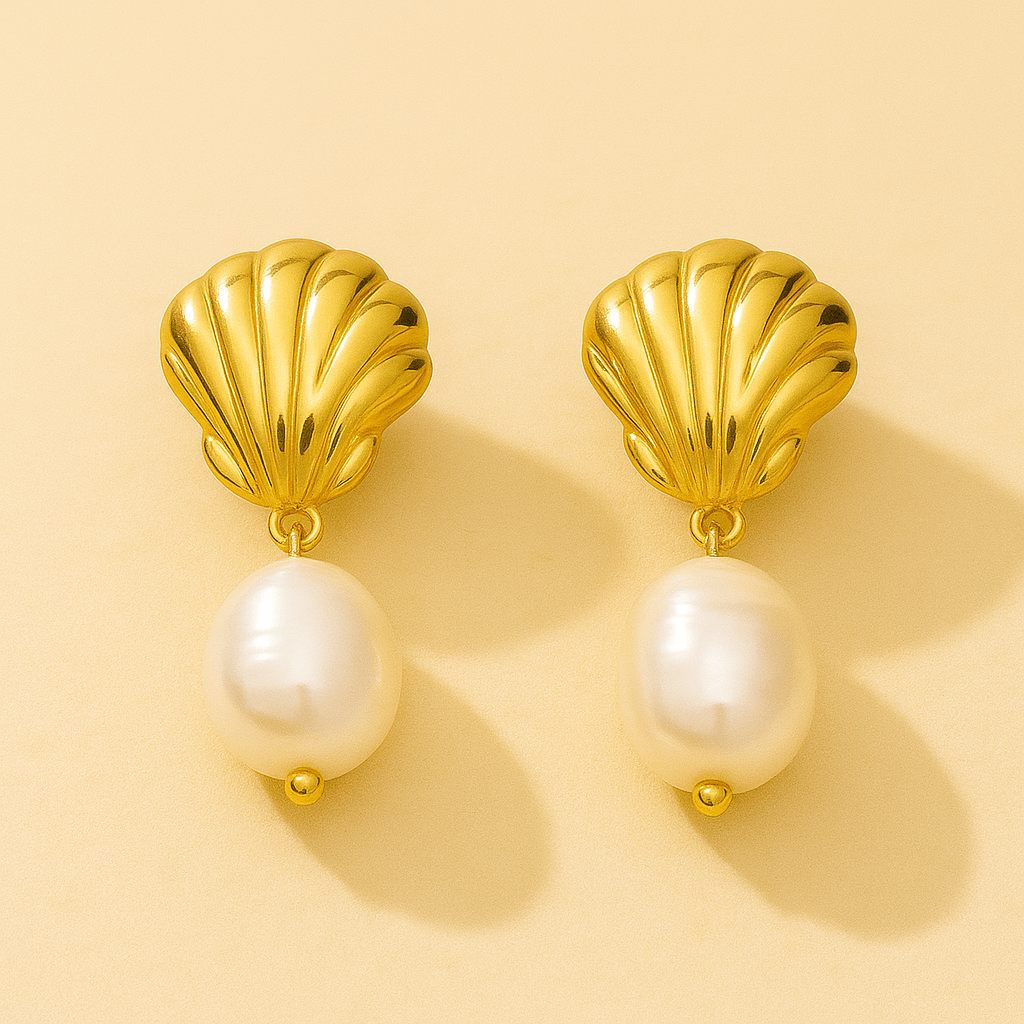 Sunrise Shell Earrings