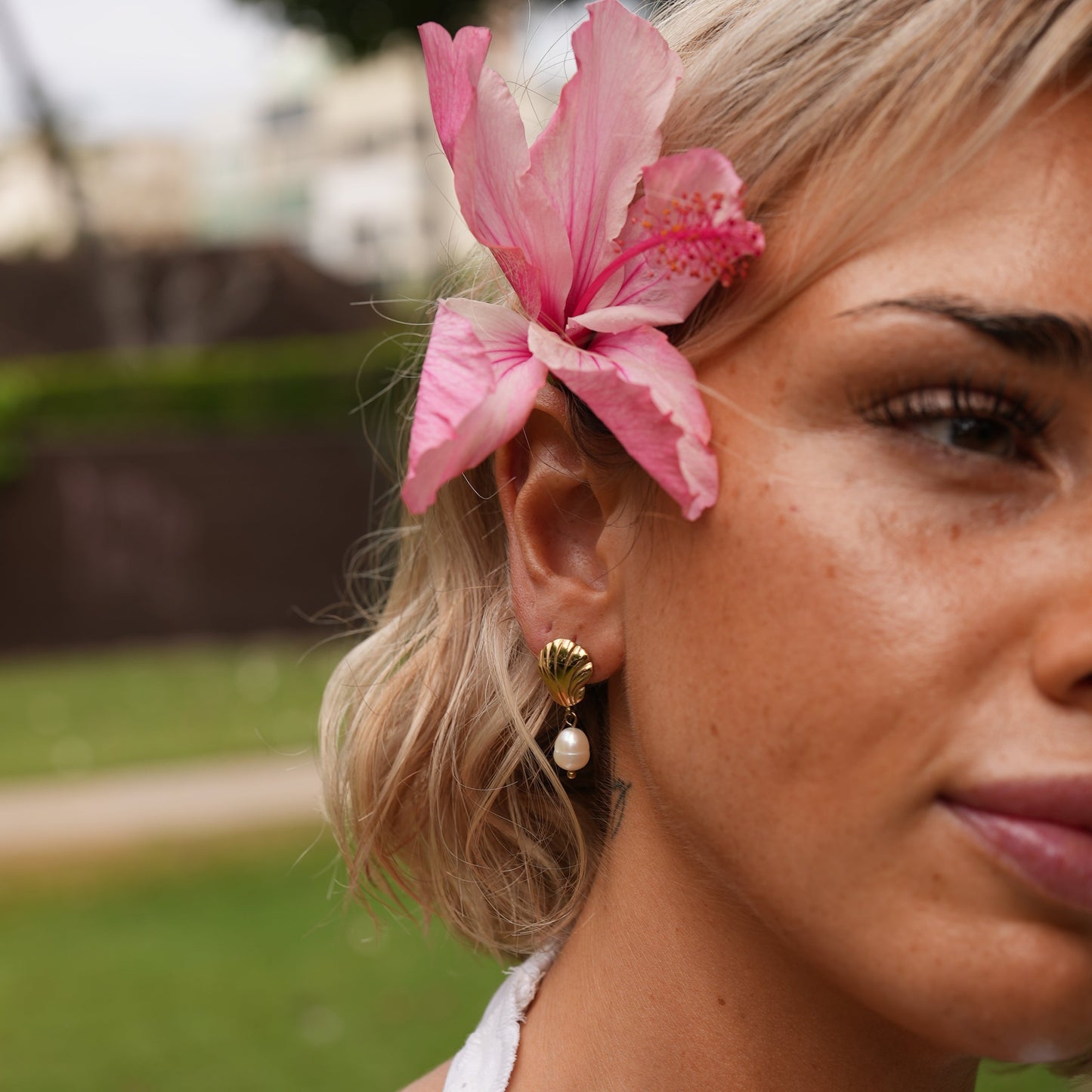 Sunrise Shell Earrings