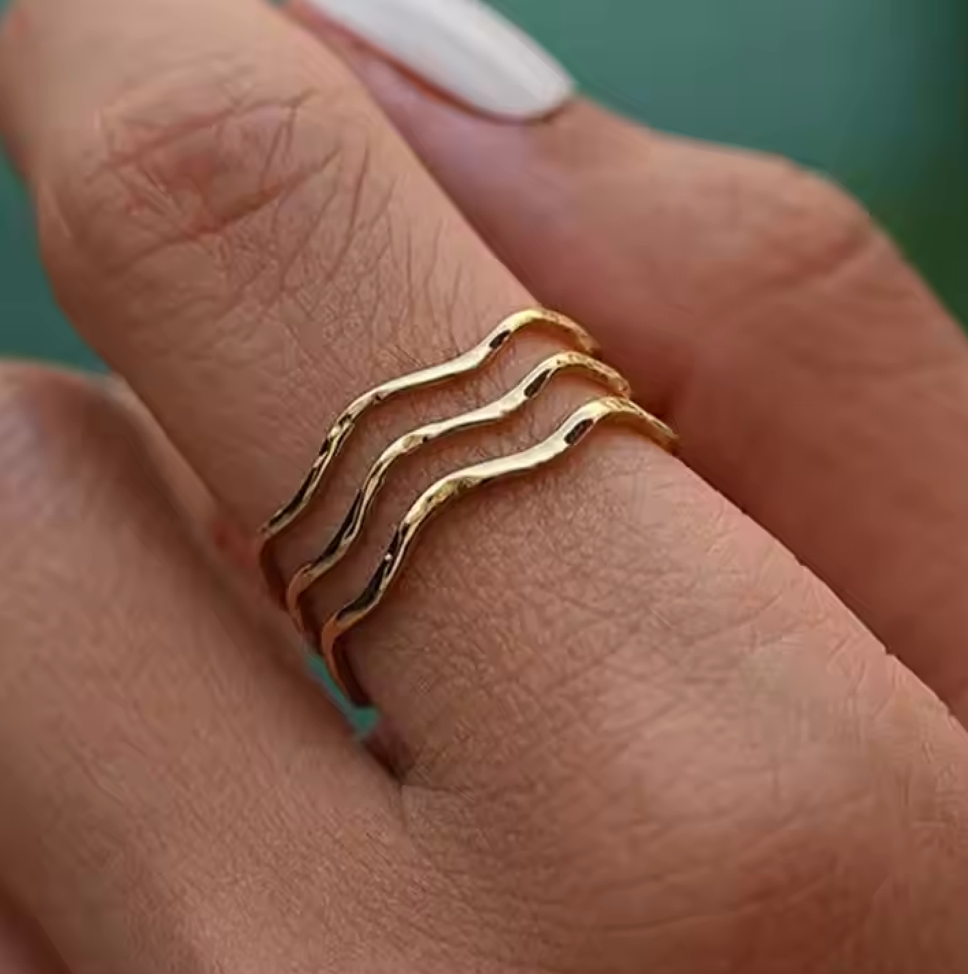 Triple Wave Ring